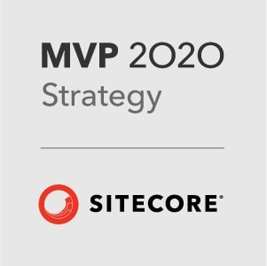 Sitecore Strategy MVP Award logo