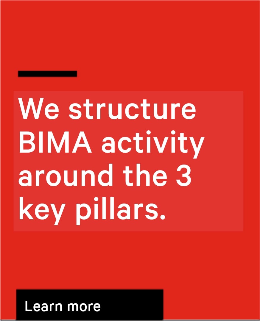 We structure BIMA activity around the 3 key pillars. Learn More